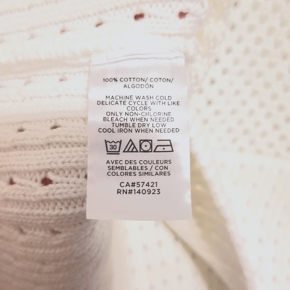 NWT LOFT Pointelle Sweater - Picture 3 of 5